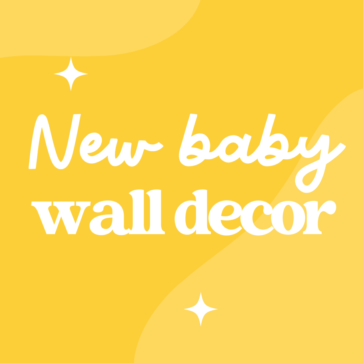 New Baby Wall Decor