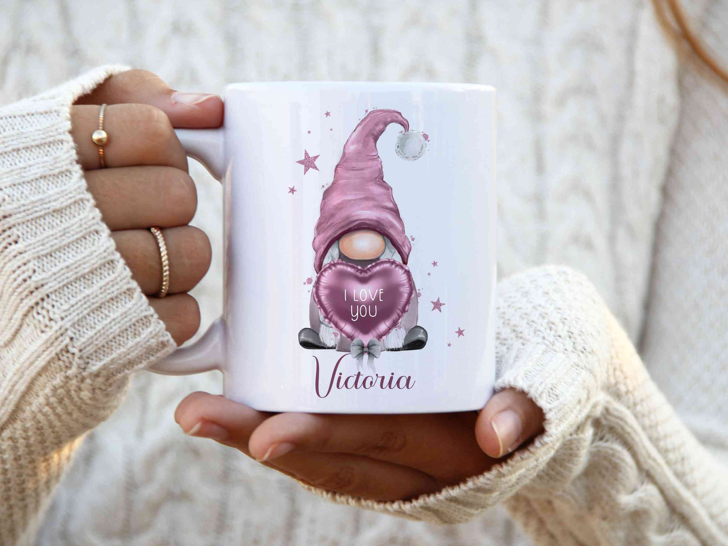 Pink Valentine's Gonk Mug