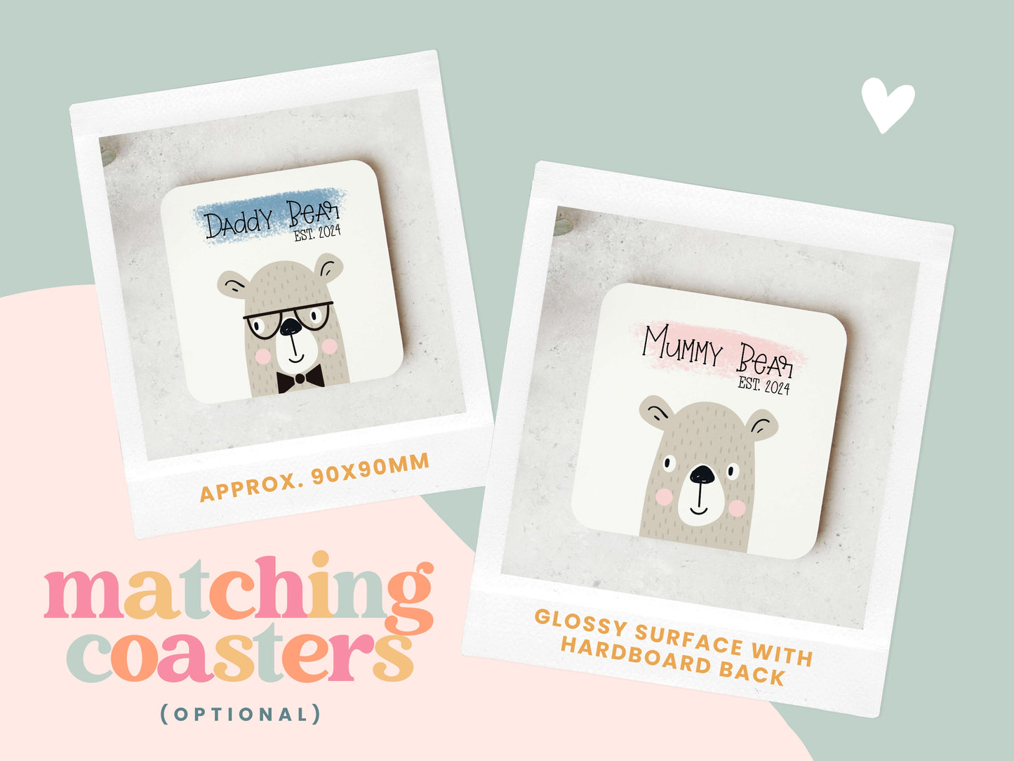 Mummy & Daddy Bear Mug Set