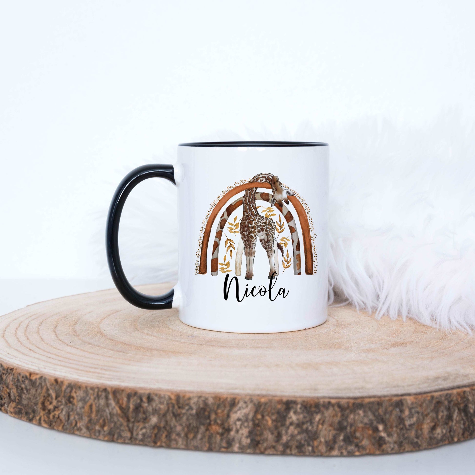 Giraffe Rainbow Mug
