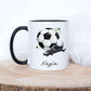 Green Football Mug