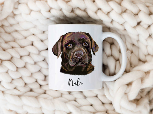 Chocolate Labrador Mug