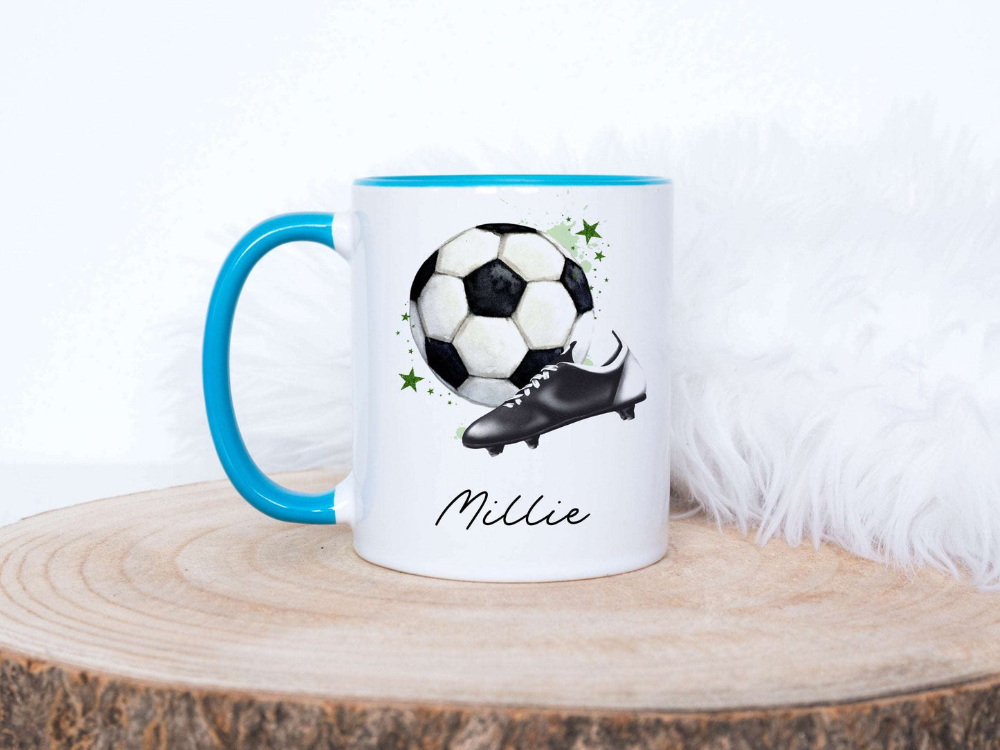 Green Football Mug