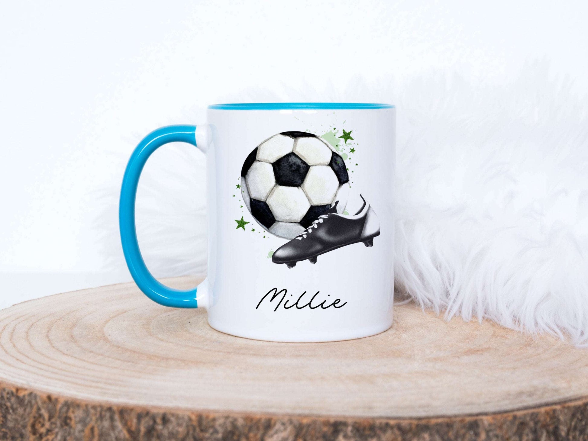 Green Football Mug