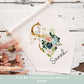 Gold & Floral Initial Pennant
