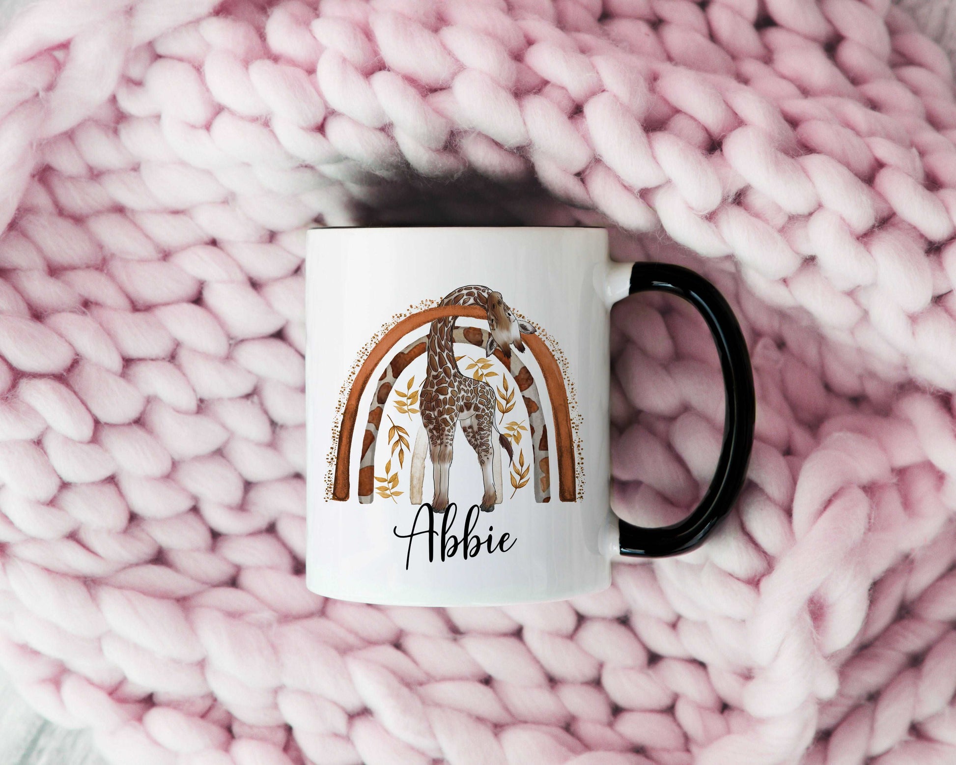 Giraffe Rainbow Mug
