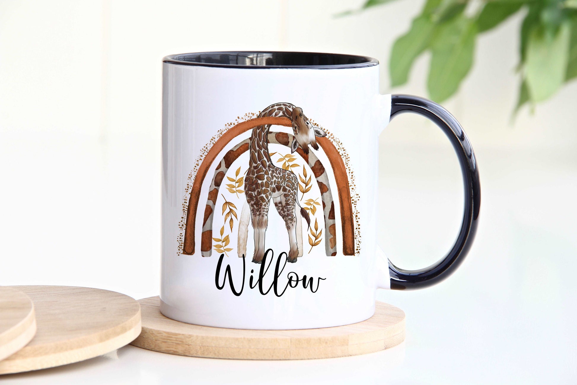 Giraffe Rainbow Mug
