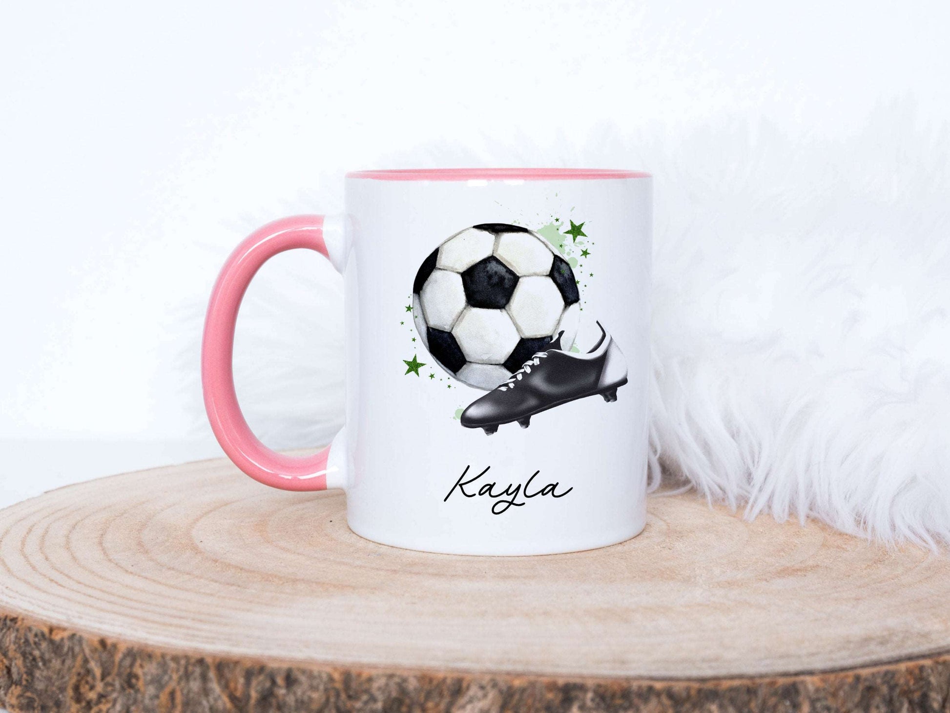 Green Football Mug