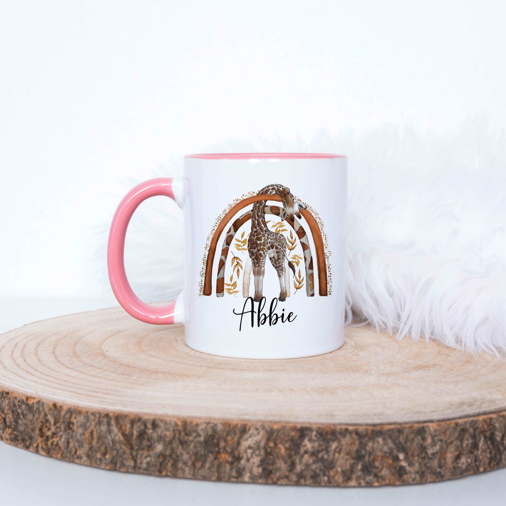 Giraffe Rainbow Mug