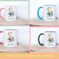 Gold & Floral Initial Mug