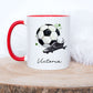 Green Football Mug