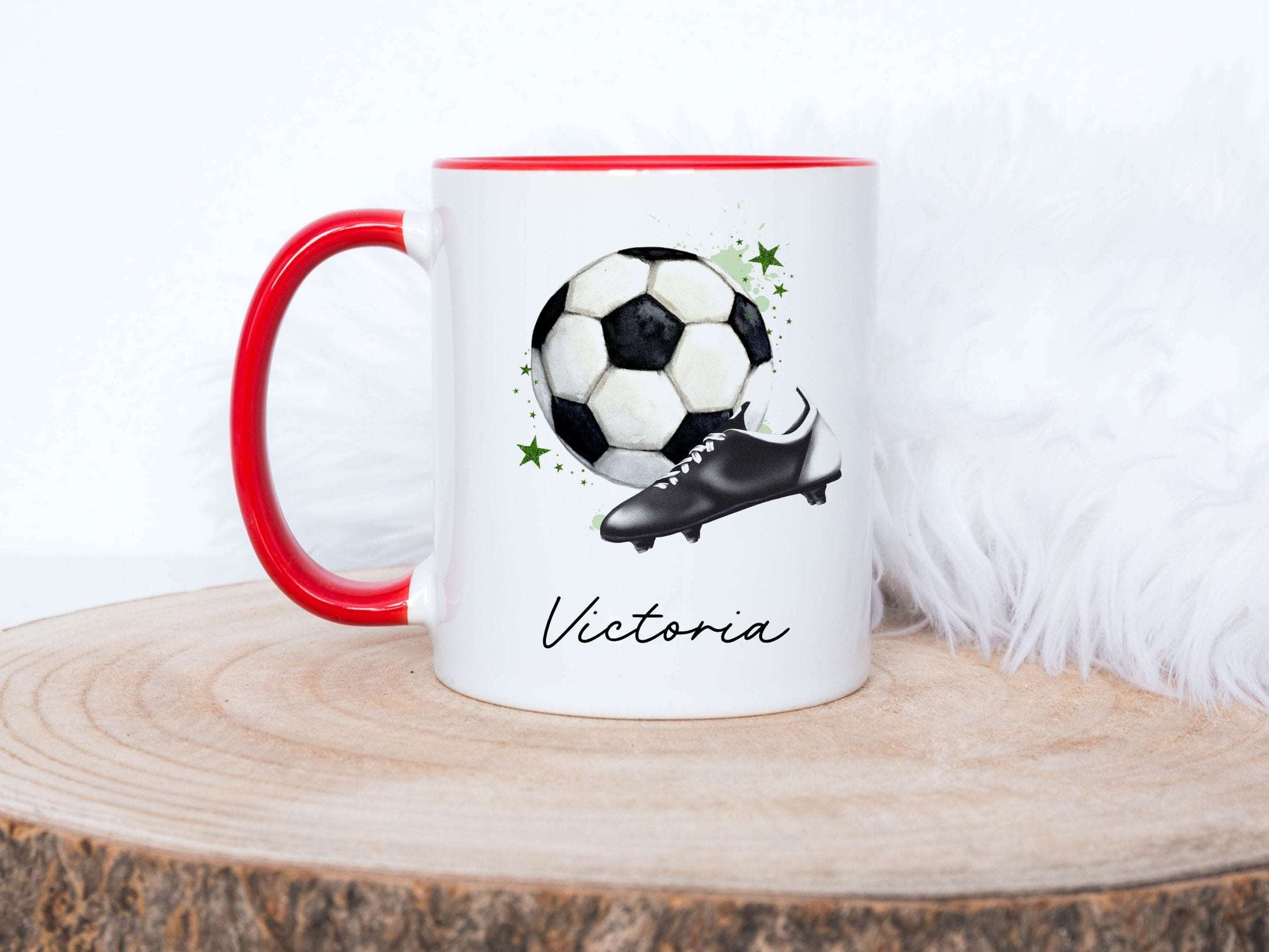 Green Football Mug
