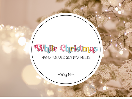 White Christmas Wax Melt Snap Bar