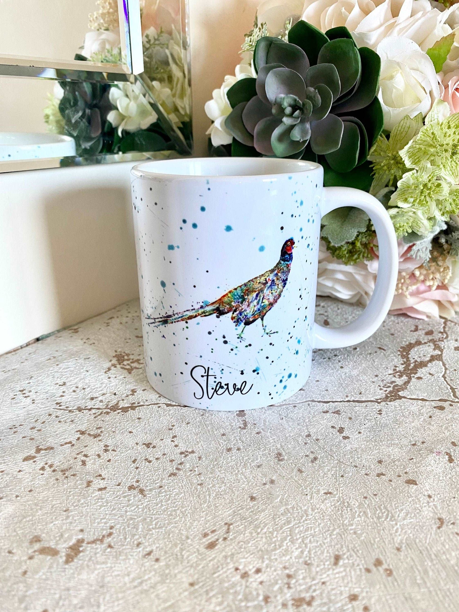 Pheasant Print Mug