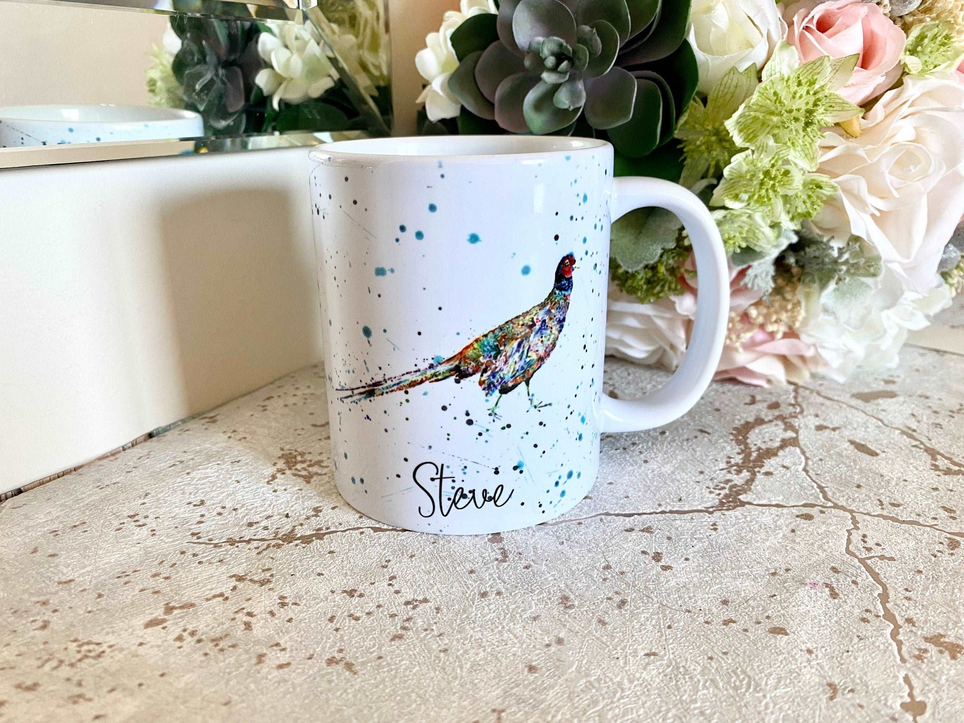 Pheasant Print Mug