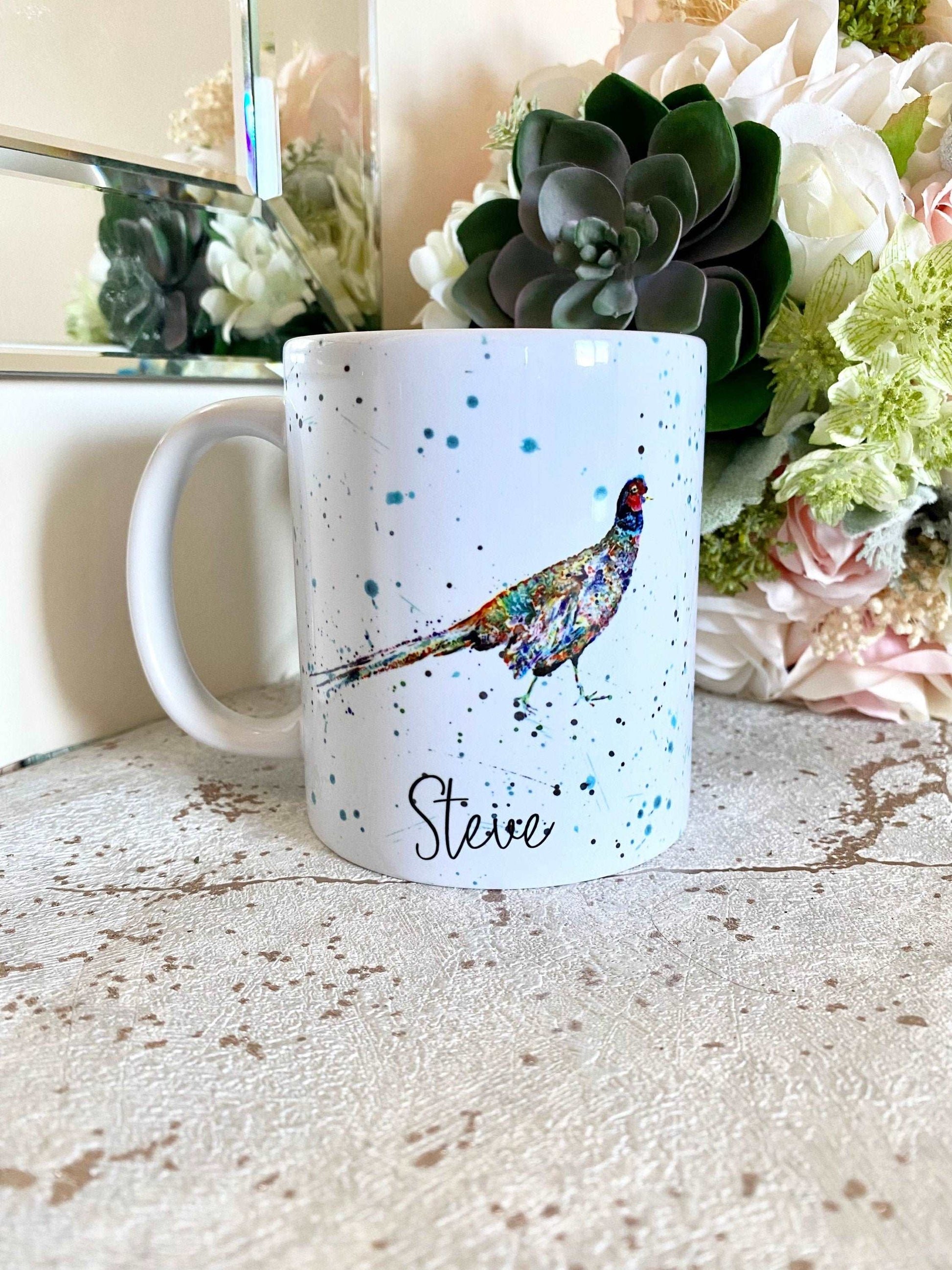 Pheasant Print Mug
