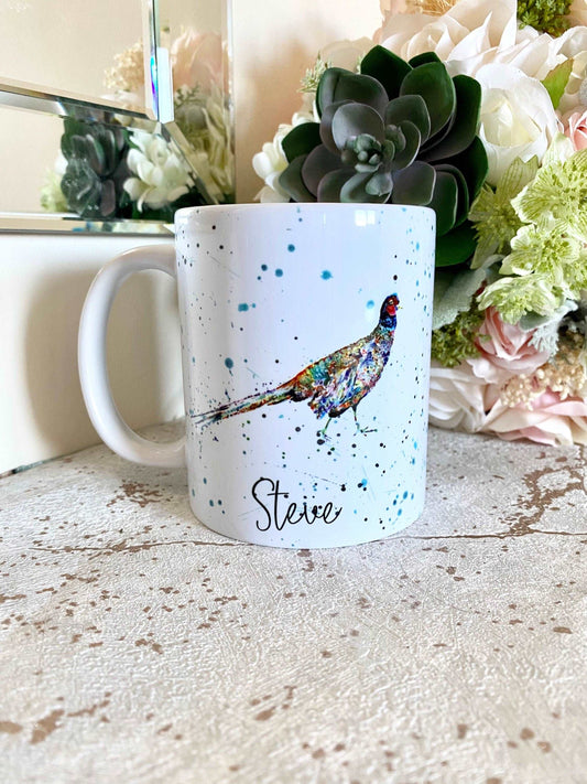 Pheasant Print Mug
