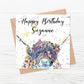 Highland Cow Birthday Card
