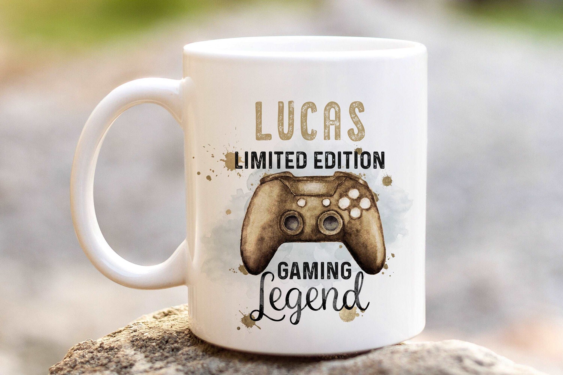 Gold Gamer Mug