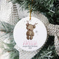 Personalised first Christmas ornament