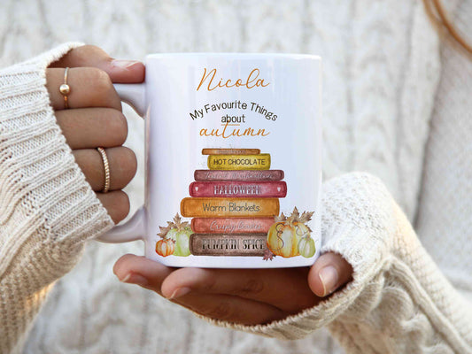 Autumn Book Mug