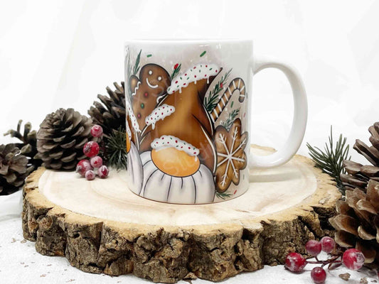 Christmas Gingerbread Gonk Mug
