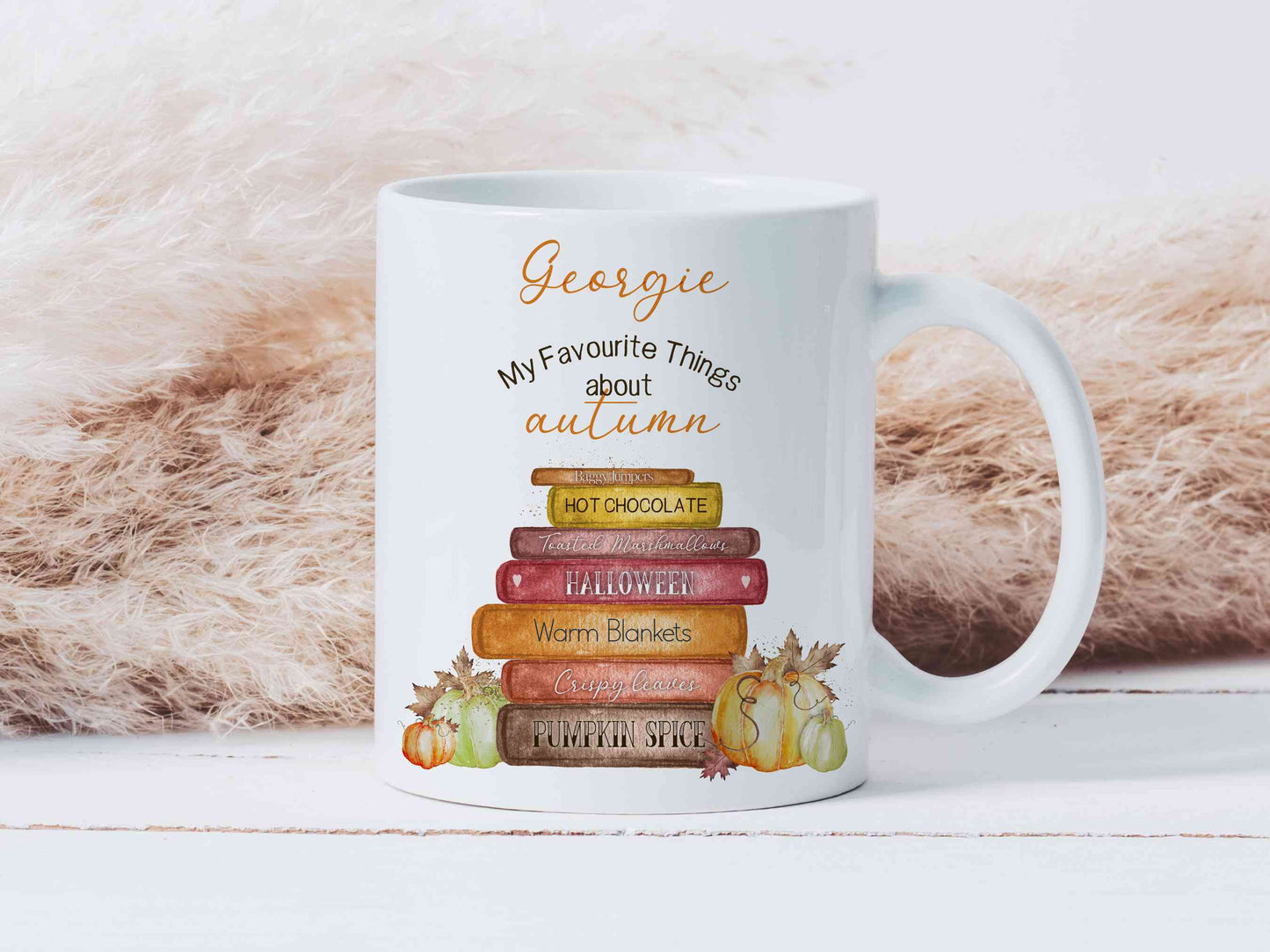 Autumn Book Mug