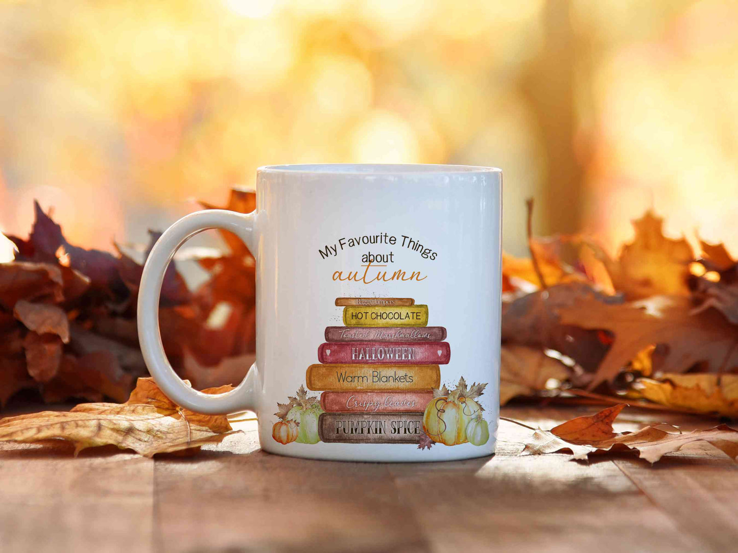 Autumn Book Mug