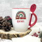 Christmas Train Spoon Mug