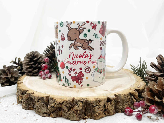 Christmas themed mug