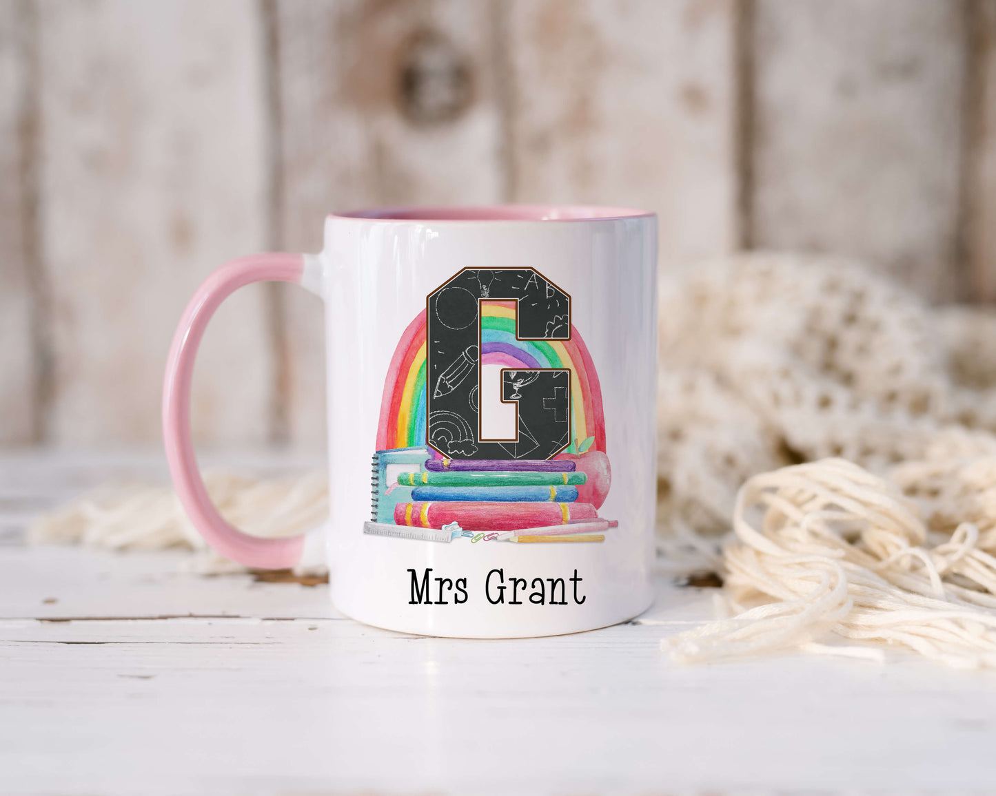 Teacher Initial Mug