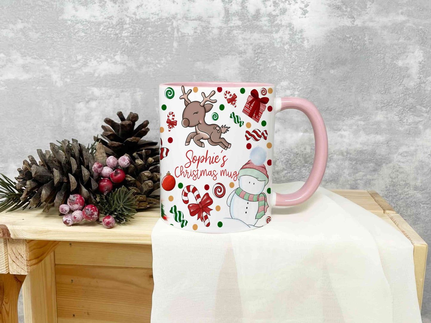 Christmas themed mug