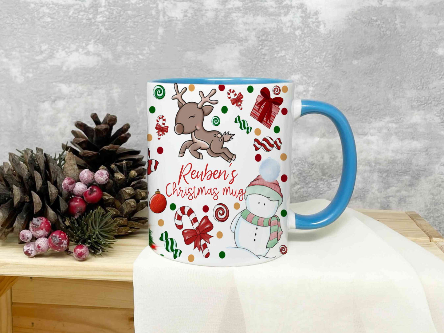 Christmas themed mug