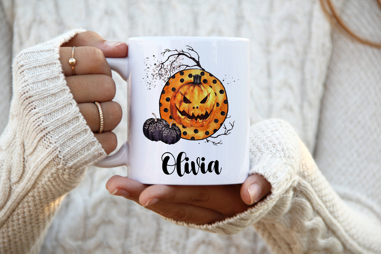 Polka Halloween Mug