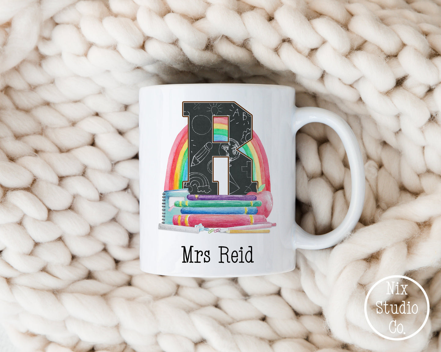 Teacher Initial Mug