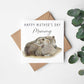 personalised mama bear mother's day card