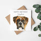 personalised boxer dog birthday card