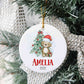Cute Bear Christmas Ornament