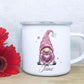 Pink Valentine's Gonk Enamel Mug