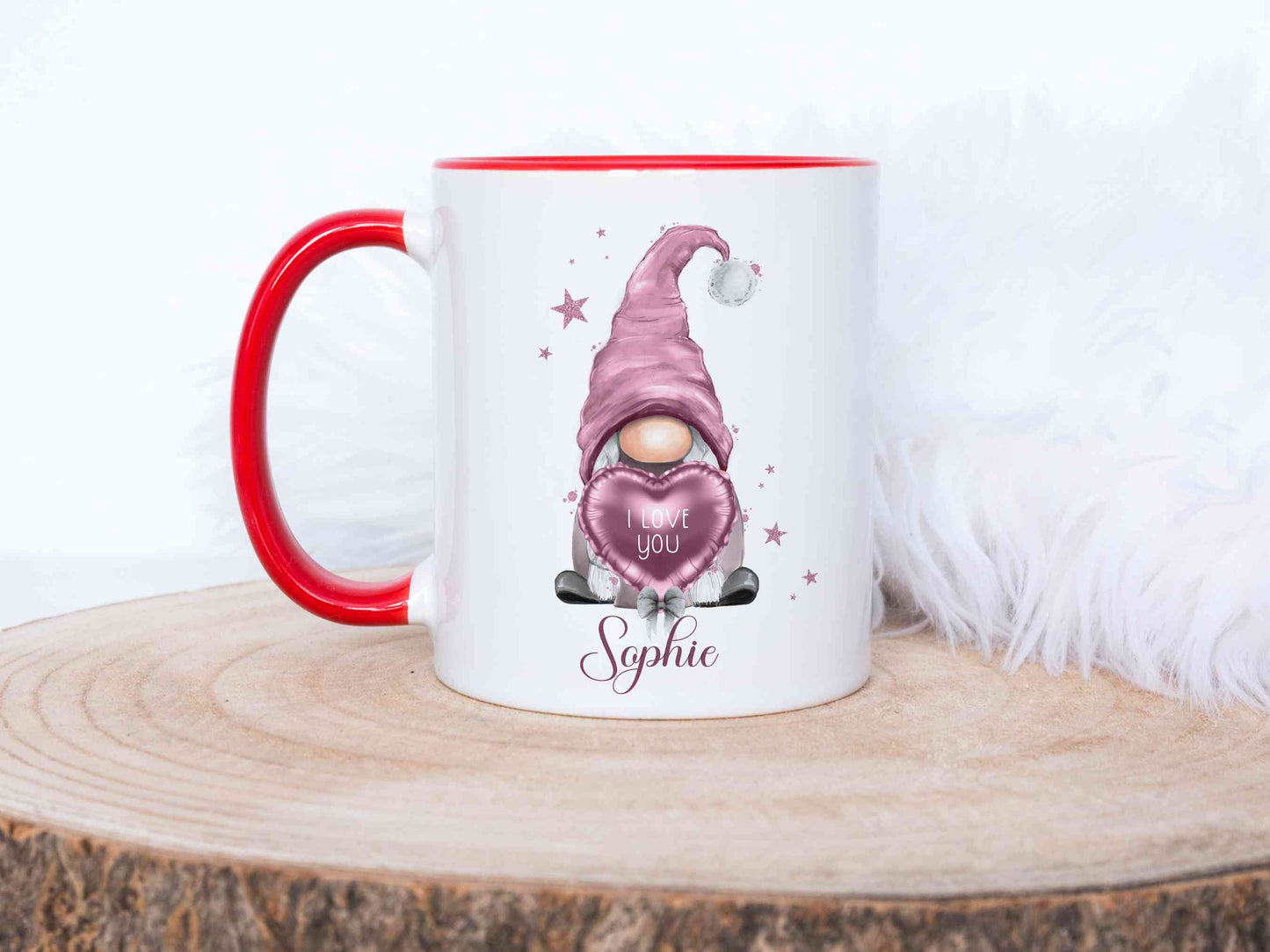 Pink Valentine's Gonk Mug